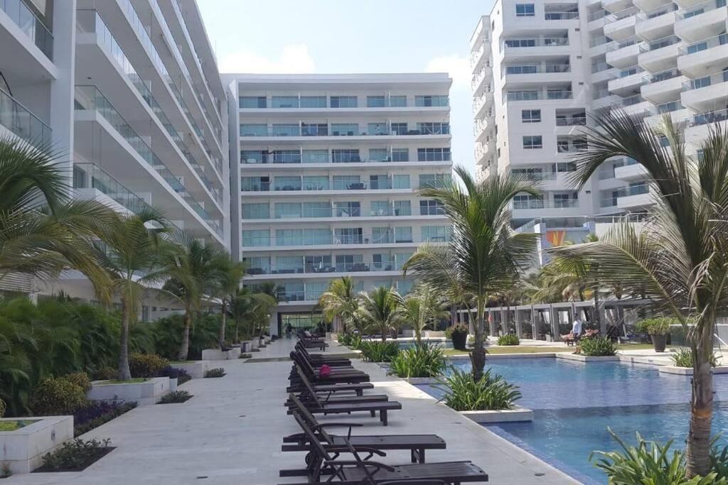 Hermoso Apartamento Con Todas Las Comodidades Acceso Directo A La Playa Morros Epic Sector La Boquilla Cumple Protocolos De Bioseguridad Cartagena エクステリア 写真